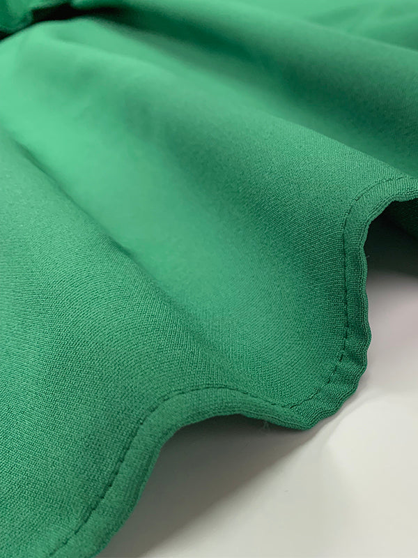 High-Waisted A-Line Maxi Dress with Pleats and Split Joint Round Neck