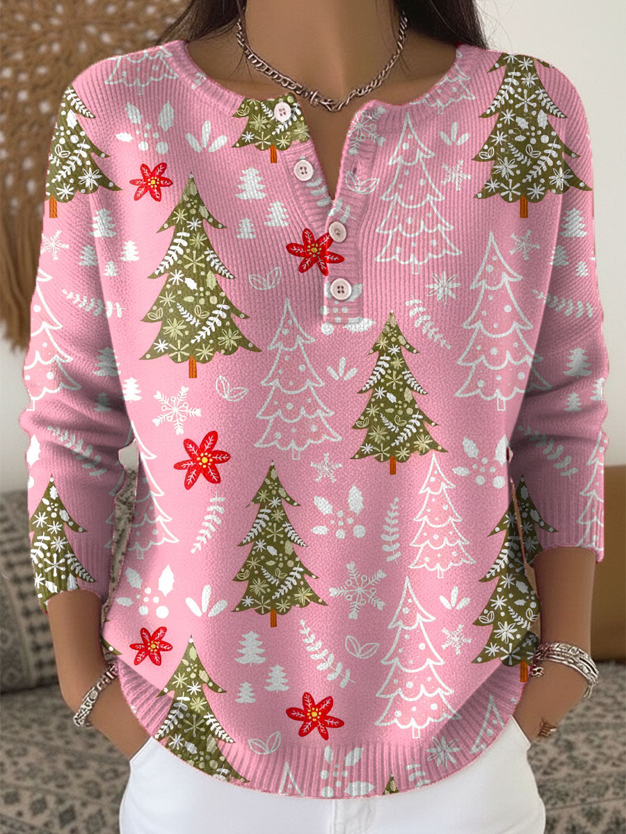 Eva | Christmas Sweater with Buttons