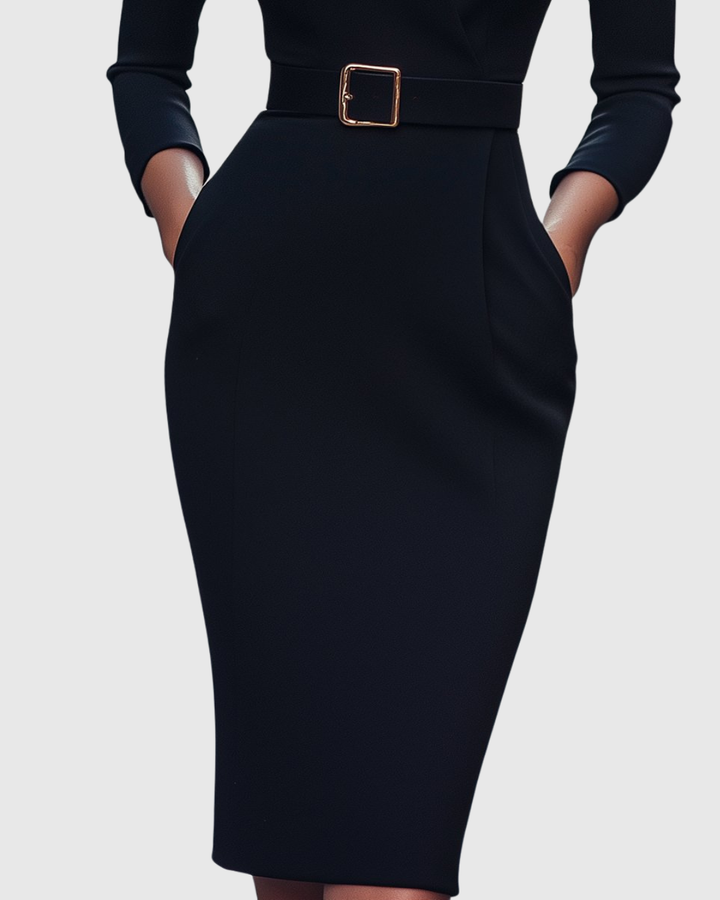 Rosabel™ | REFINED MIDI DRESS