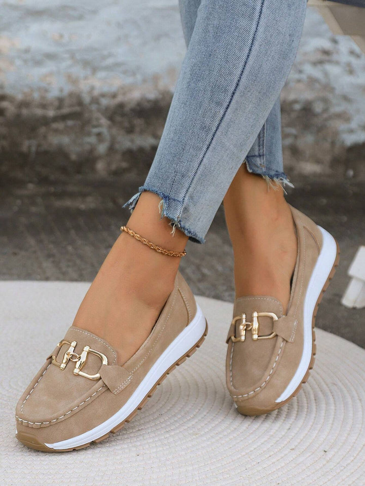 Elly - Stylish Buckle Loafers