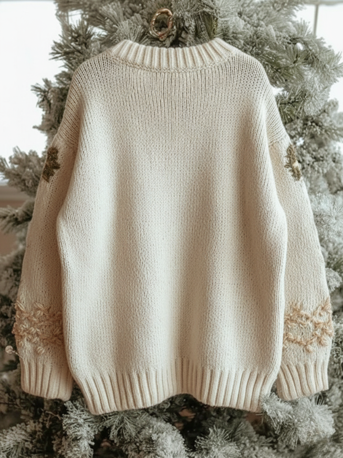 Elly™ | Christmas Bear Print Sweater