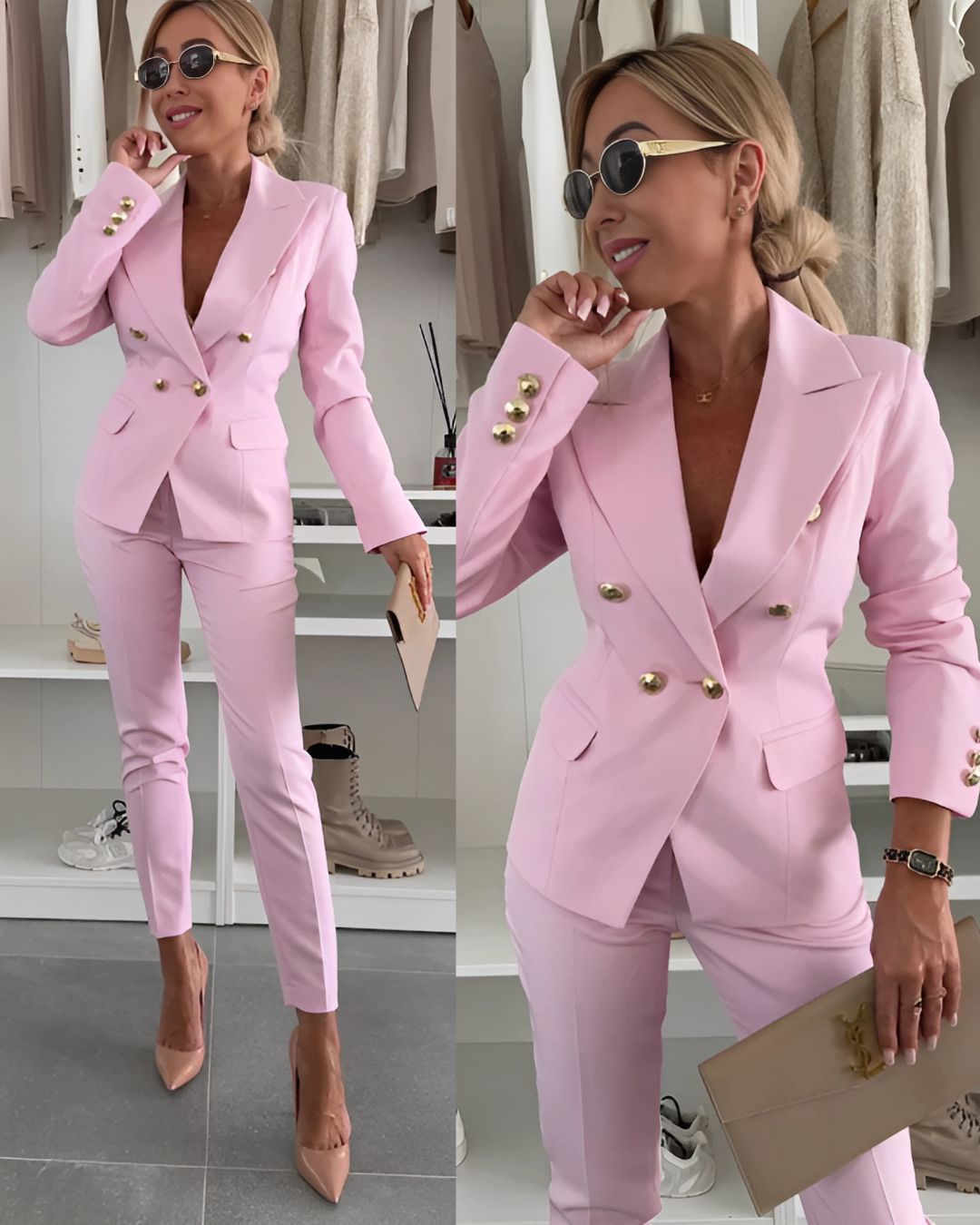 Ismay | Refined Double Breasted Suit 