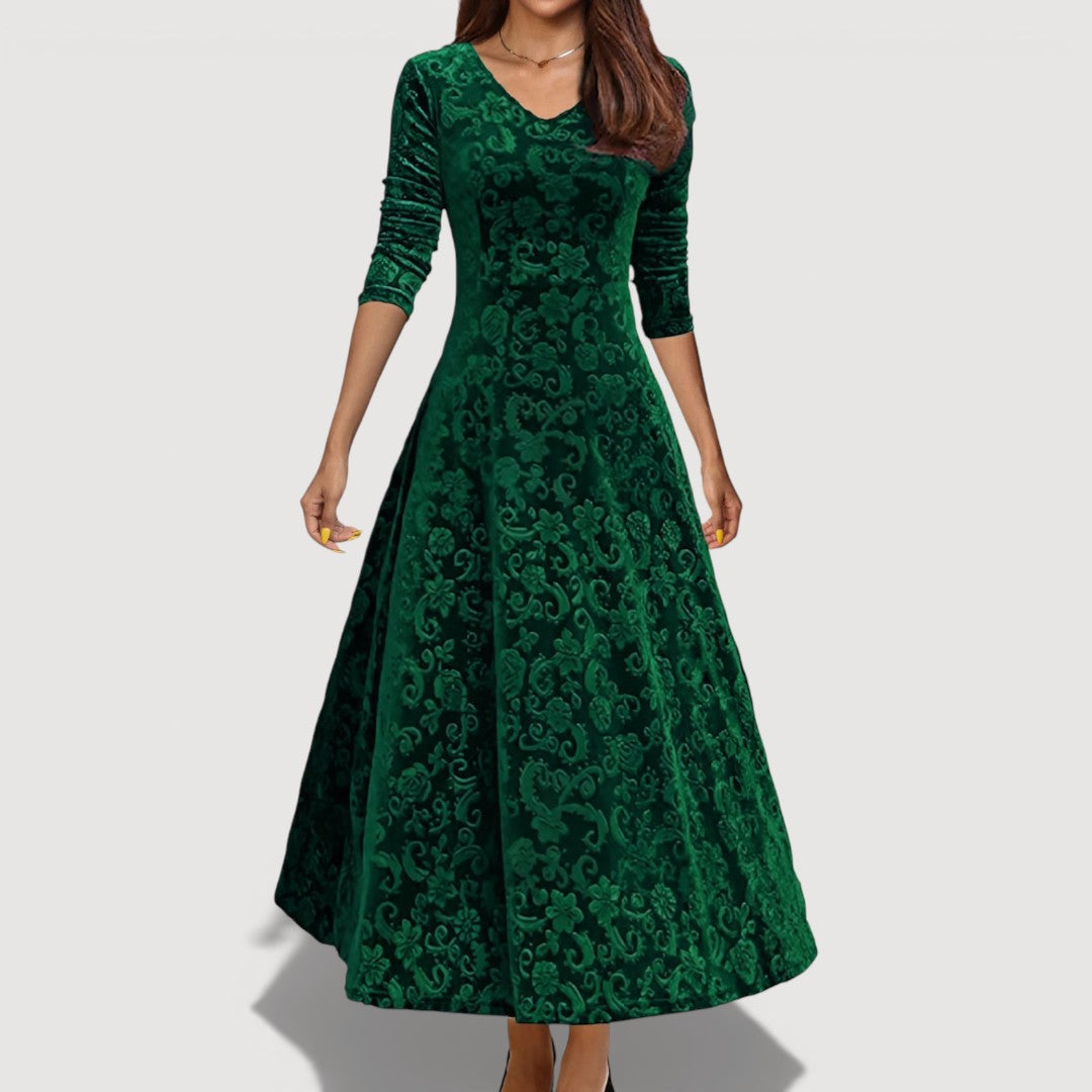 Julia™ | Elegant Velvet Dress