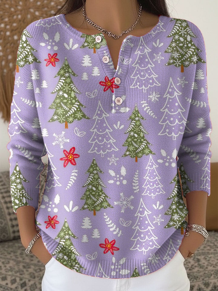 Eva | Christmas Sweater with Buttons