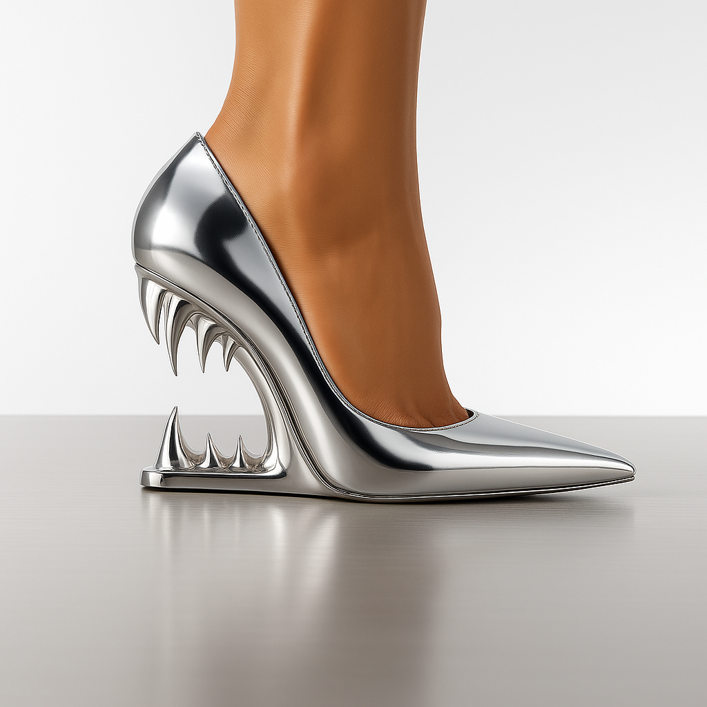 Selene Tiger Tooth Stiletto Heels