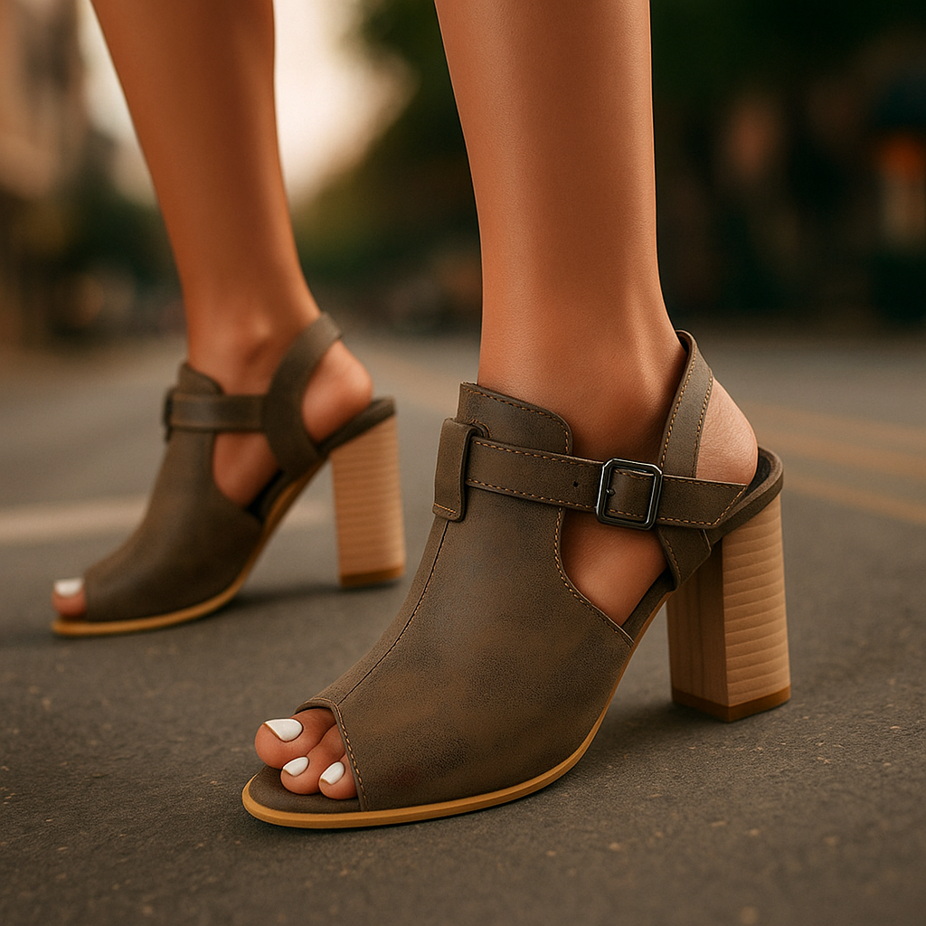 Carenza Chunky Heeled Sandals