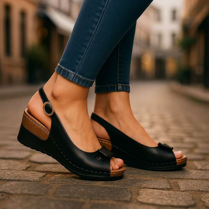 Savina Wedge Slingbacks