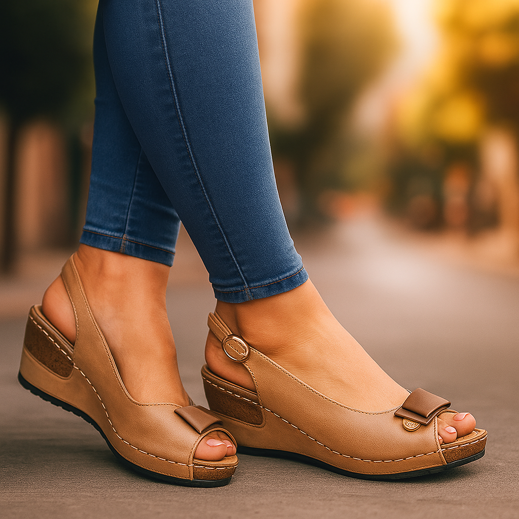 Savina Wedge Slingbacks