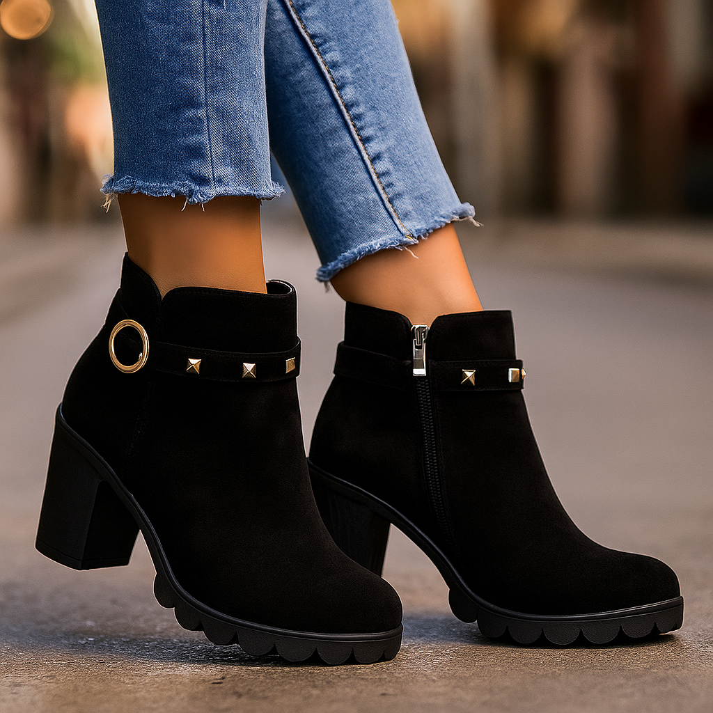 Valera Studded Chunky Boots