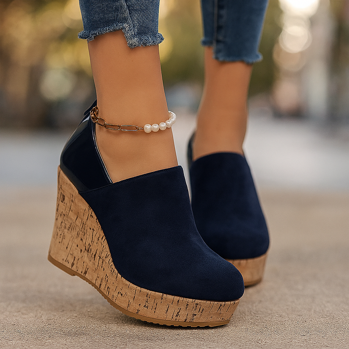 Valenza Wedge Slip-On Loafers