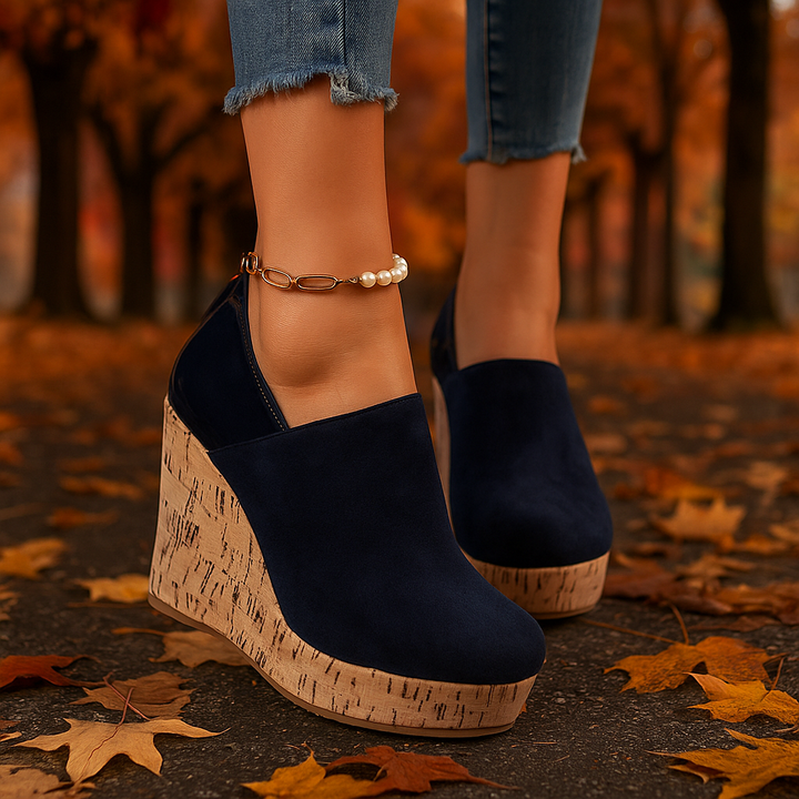 Valenza Wedge Slip-On Loafers