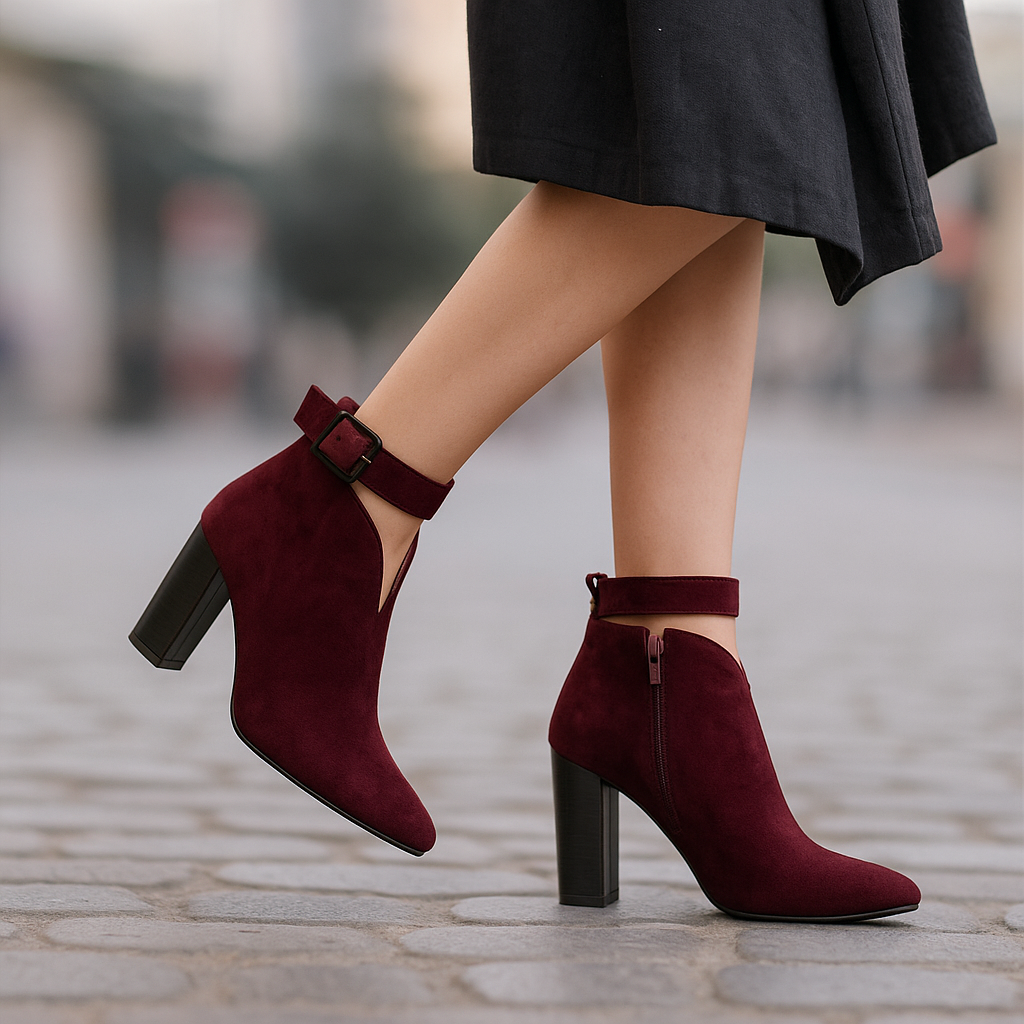 Ardena Buckled Ankle Boots