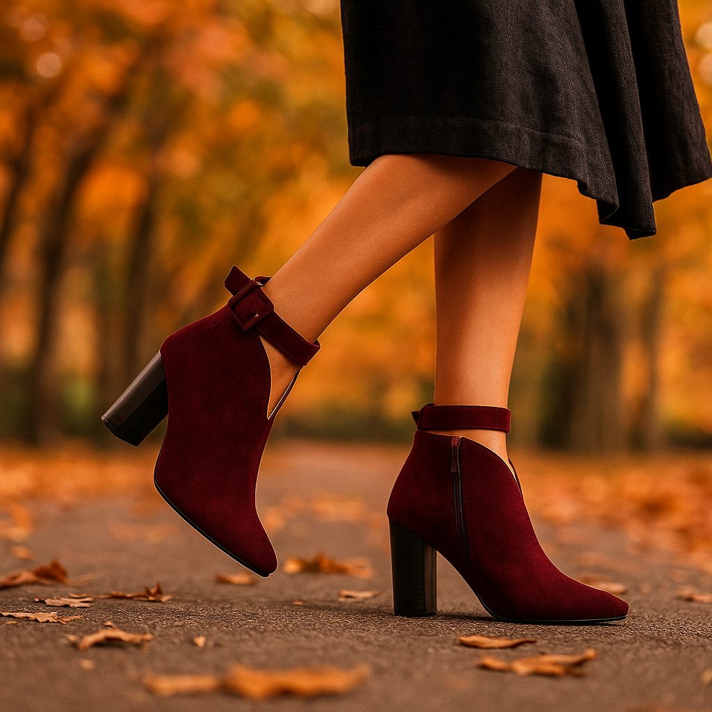 Ardena Buckled Ankle Boots