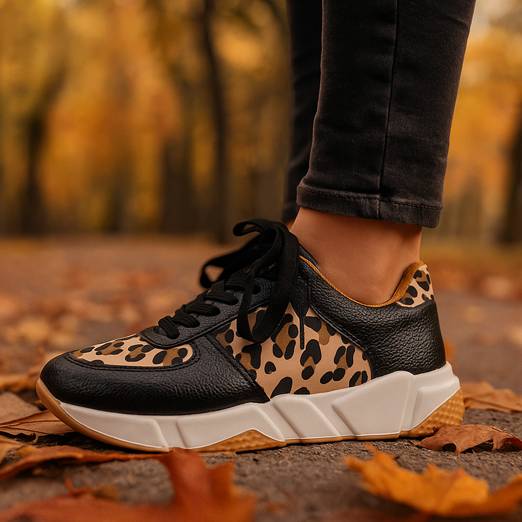 Callari Leopard Print Sneakers