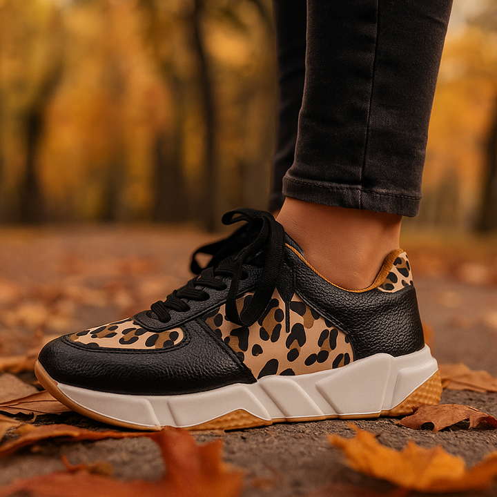 Callari Leopard Print Sneakers