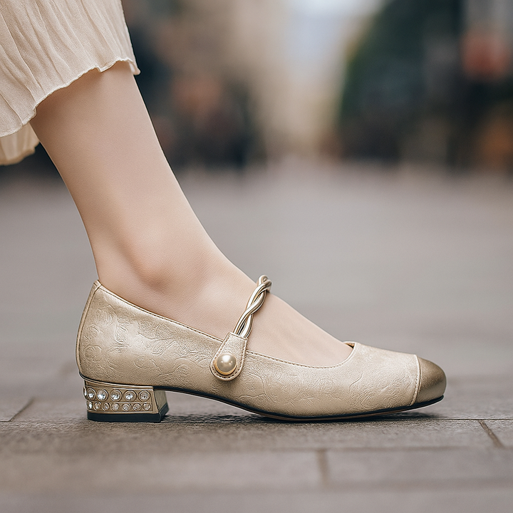 Callina Pearl Ballerina Shoes