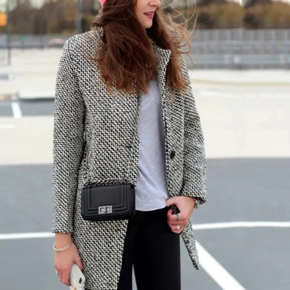 Evadine | Elegant Long Coat
