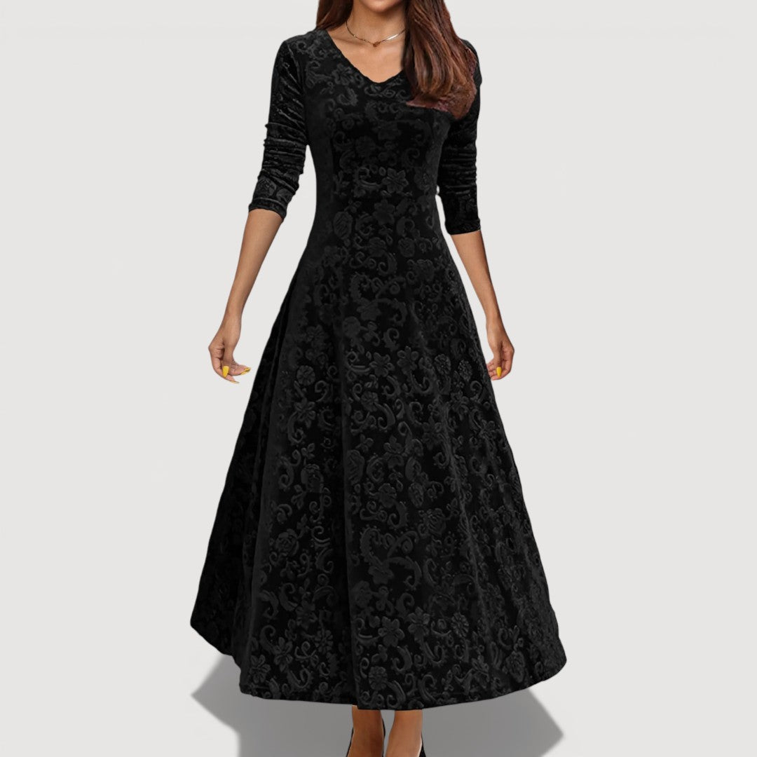 Julia™ | Elegant Velvet Dress