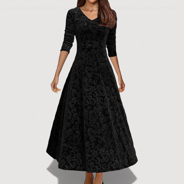 Julia™ | Elegant Velvet Dress