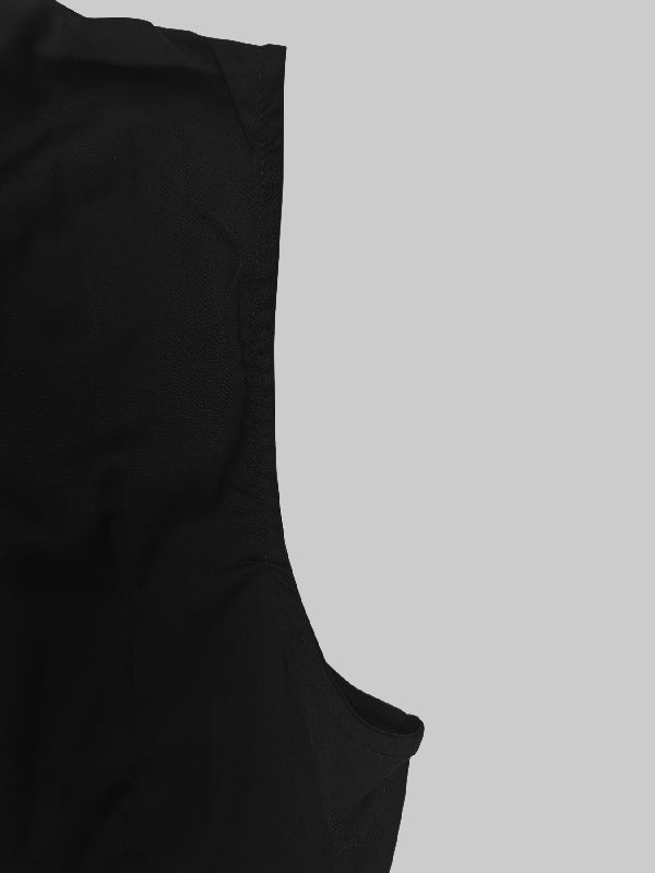 Maxi Evening Dress with Cape, High-Low Pleats, Solid Color, and Split Joint Round Neck