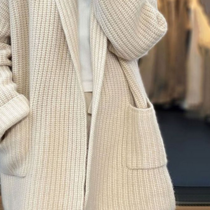 Mabel | Wool Blend Knitted Cardigan