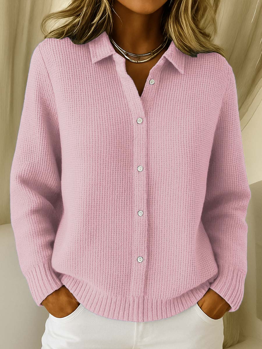 Marisse | Knit Cardigan with Button-Up Design