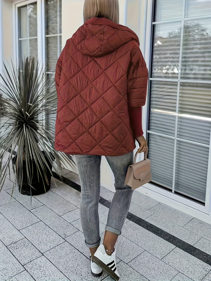Fenella | Quilted Hooded Jacket with Zip