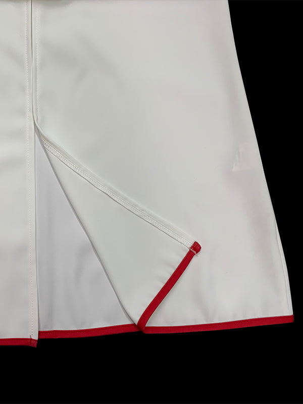 Bodycon Long Sleeves Contrast Color Elasticity Pleated Split-Joint Deep V-Neck Maxi Dresses