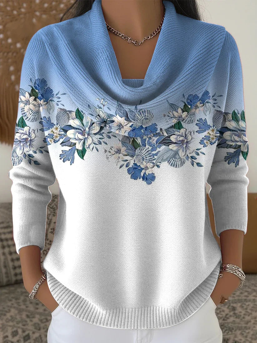 Emily™ | Floral Long-Sleeve Tee