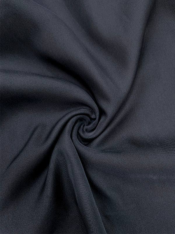 Sheer Pleated Maxi Dress with Round Neck and Loose Gauze Design