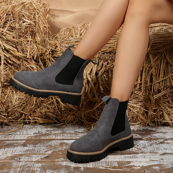 Greer | Black Platform Loafers