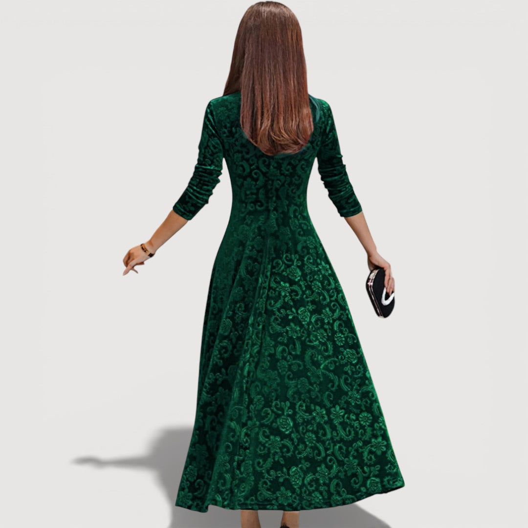 Julia™ | Elegant Velvet Dress