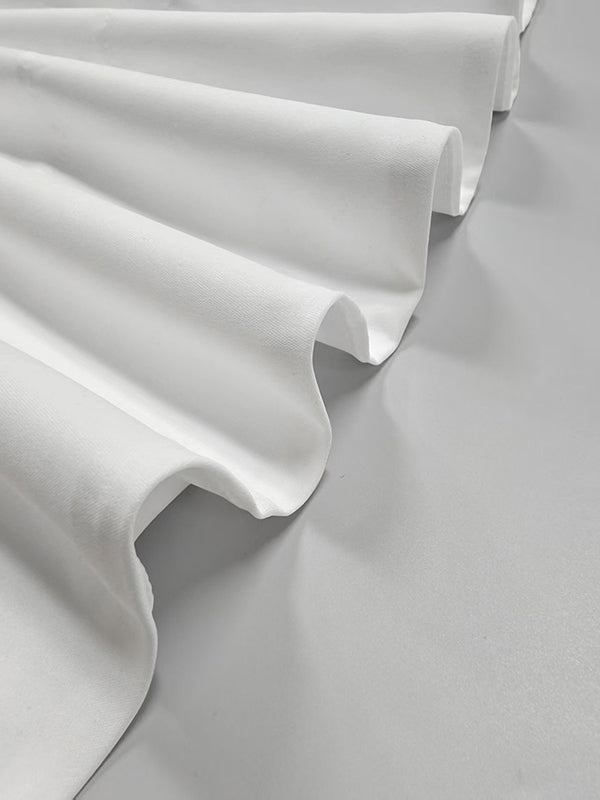 A-Line Loose Flower Print Pleated V-Neck Midi Dresses