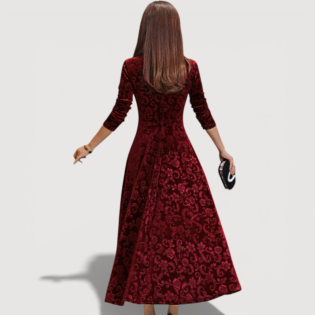 Julia™ | Elegant Velvet Dress