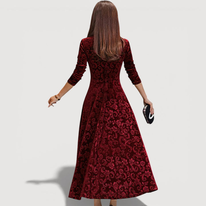 Julia™ | Elegant Velvet Dress