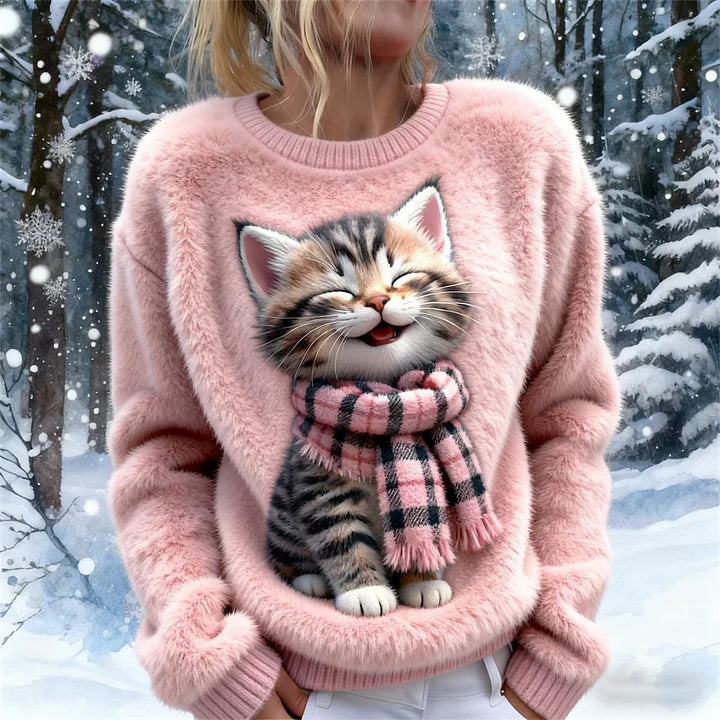 Alexa™ | Cat Soft Plush Sweater
