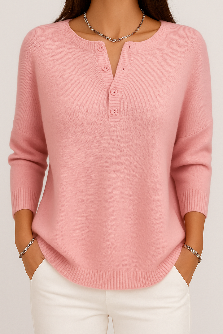 Sara | Knitted Button-Up Top