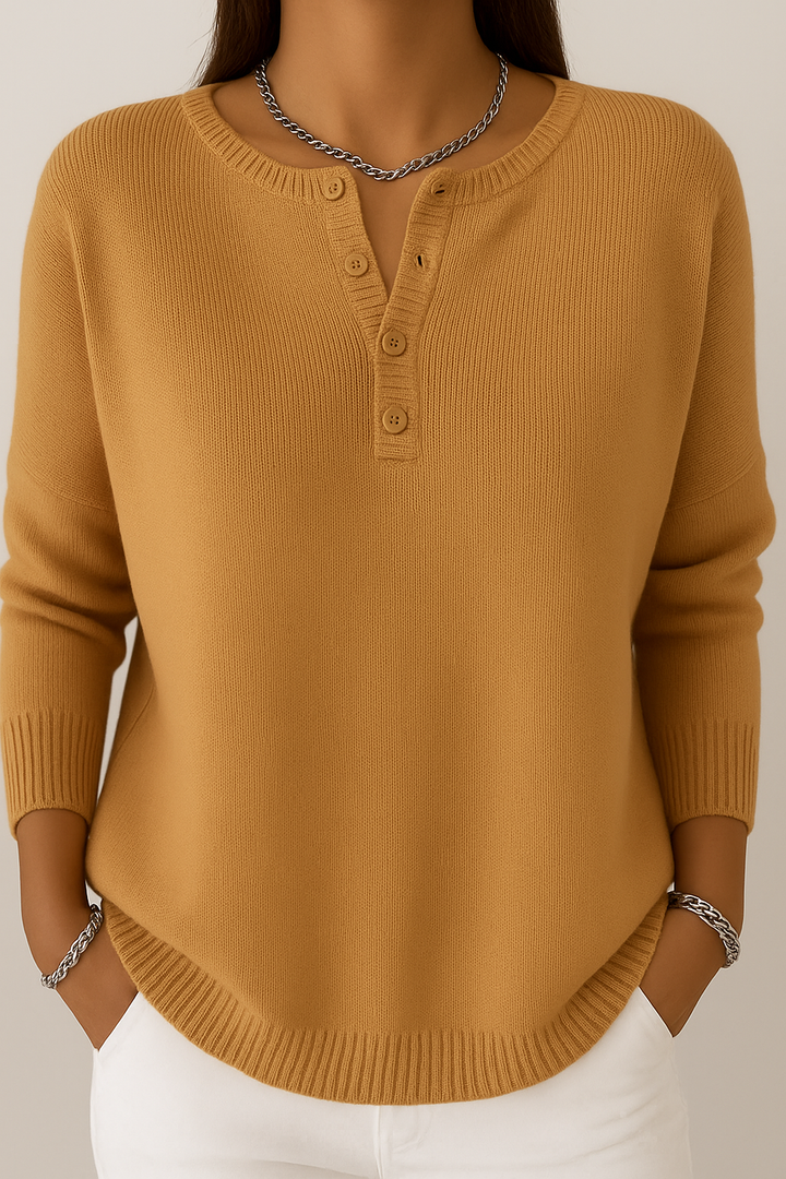 Sara | Knitted Button-Up Top