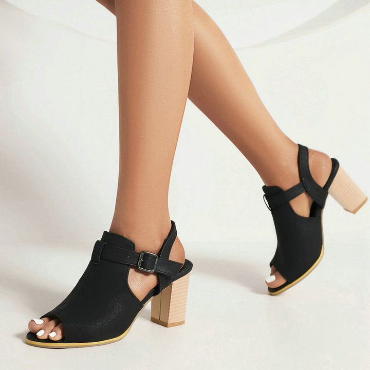 Carenza Chunky Heeled Sandals