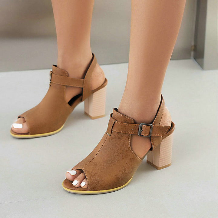 Carenza Chunky Heeled Sandals