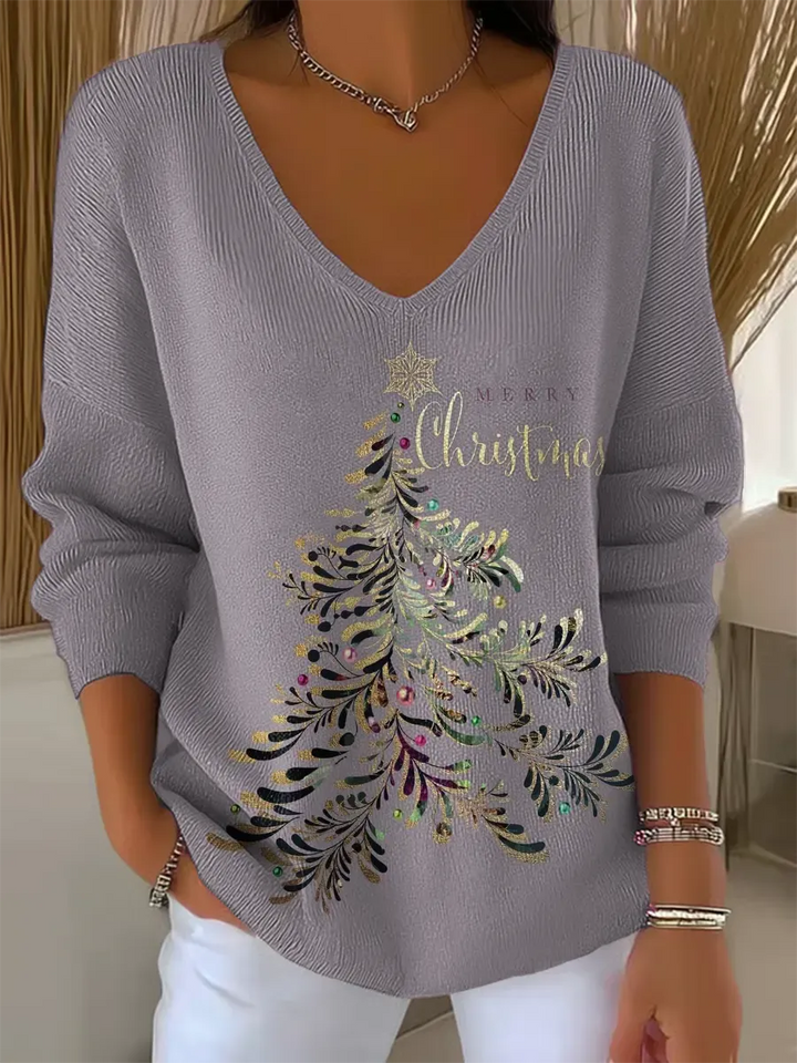 Alexandra™ | Chic Knit Top for the Holidays