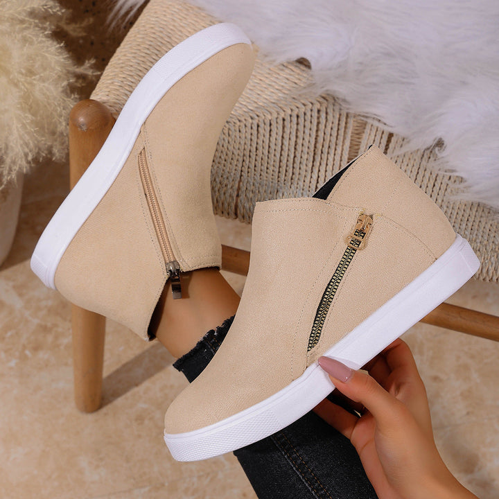 Athena Zip-Up Sneakers