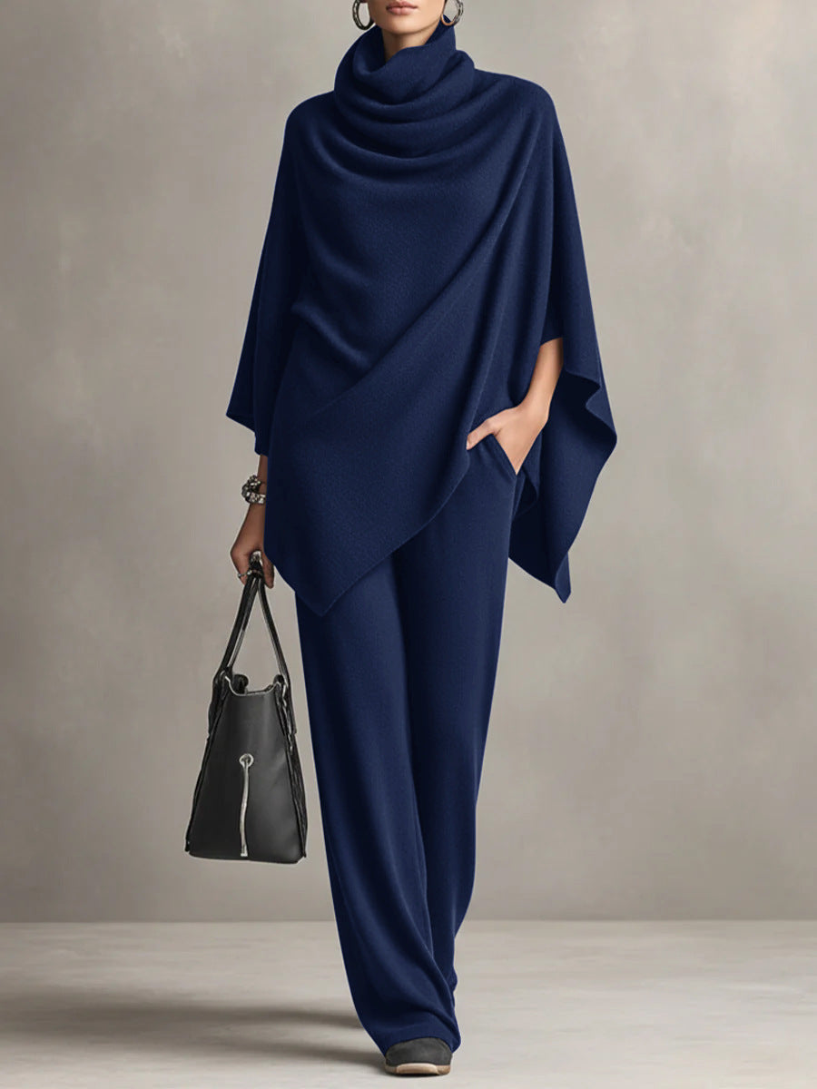 Monica™ | Elegant Drape Two-Piece Set