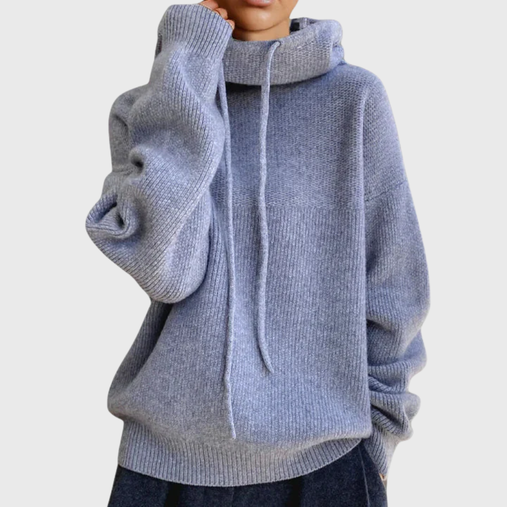 Eirwen | Drawstring Turtleneck Sweater