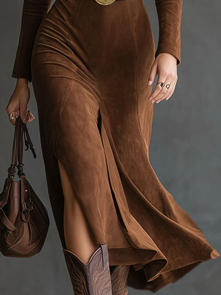 Linnet | Premium Suede Dress