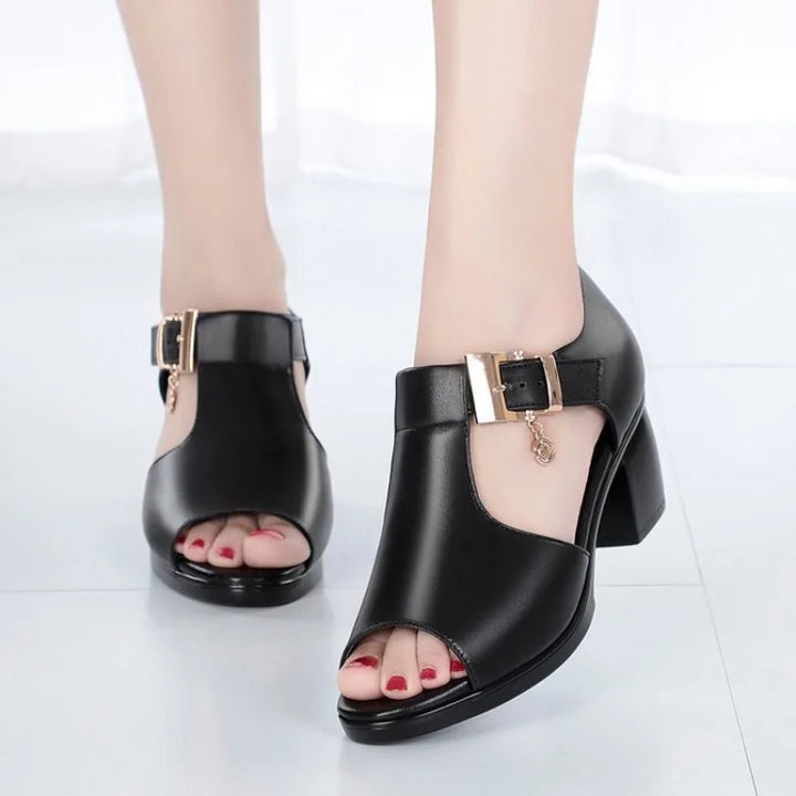 Marivelle Buckled High Heels