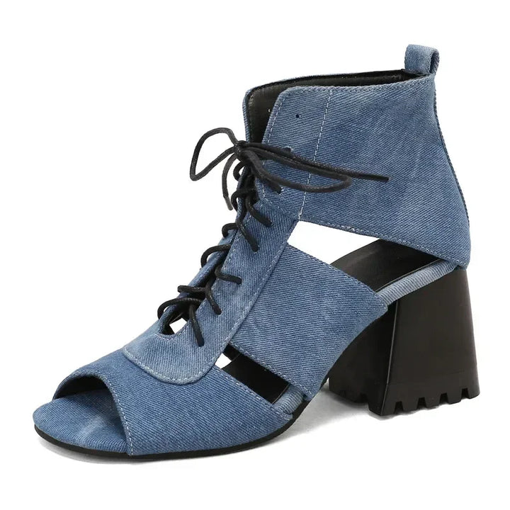 Lirienne Lace-Up High Heels