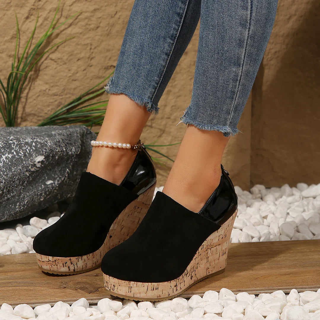 Valenza Wedge Slip-On Loafers