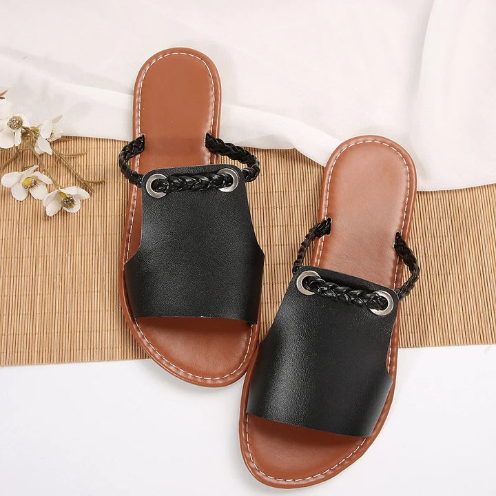 Braided Sorrel Sandals