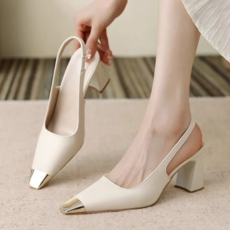Aveline Backless Sling Shoes